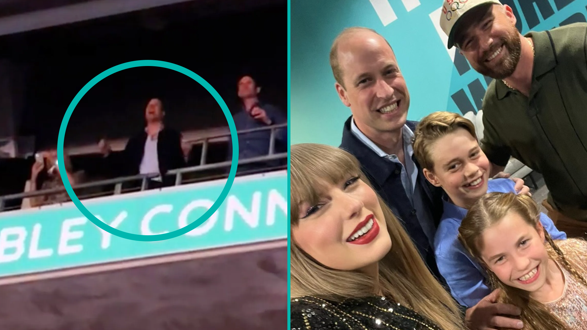 Prince william dancing at taylor swift