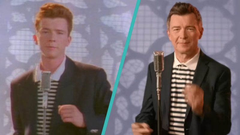 WATCH: Rick Astley re-creates 'Never Gonna Give You Up' music video 35  years later