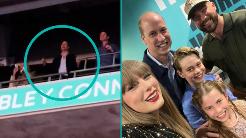 'Prince William has rhythm': Footage of the royal dancing at Taylor Swift's concert goes viral